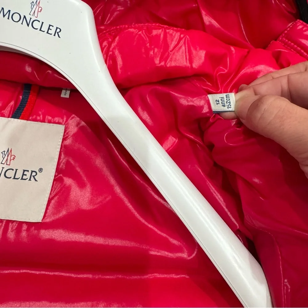 Moncler Bady Giubbotto Hot Pink Puffer Jacket Coat